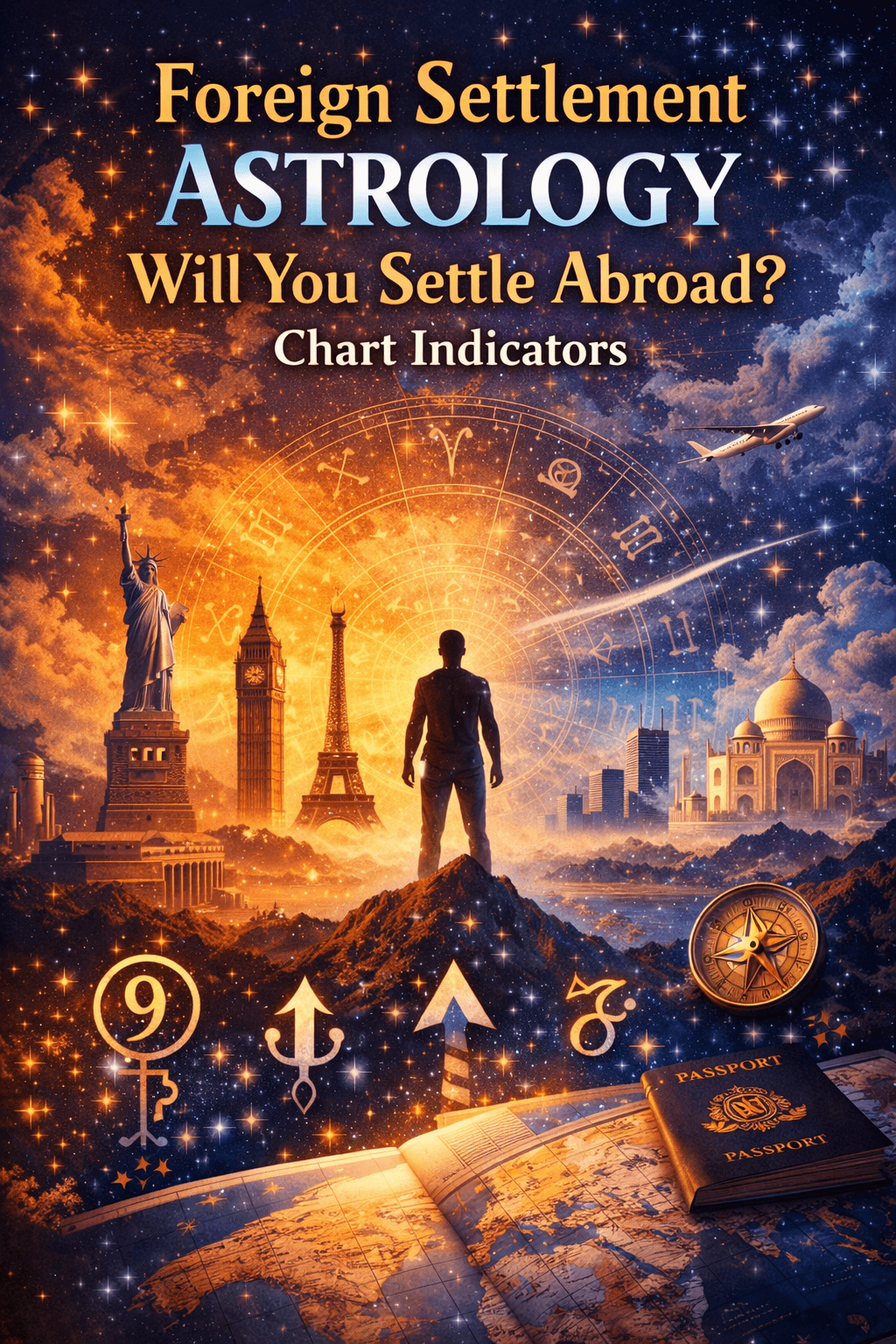 Foreign Settlement Astrology — Abroad Yoga & Videsh Yatra in Kundali